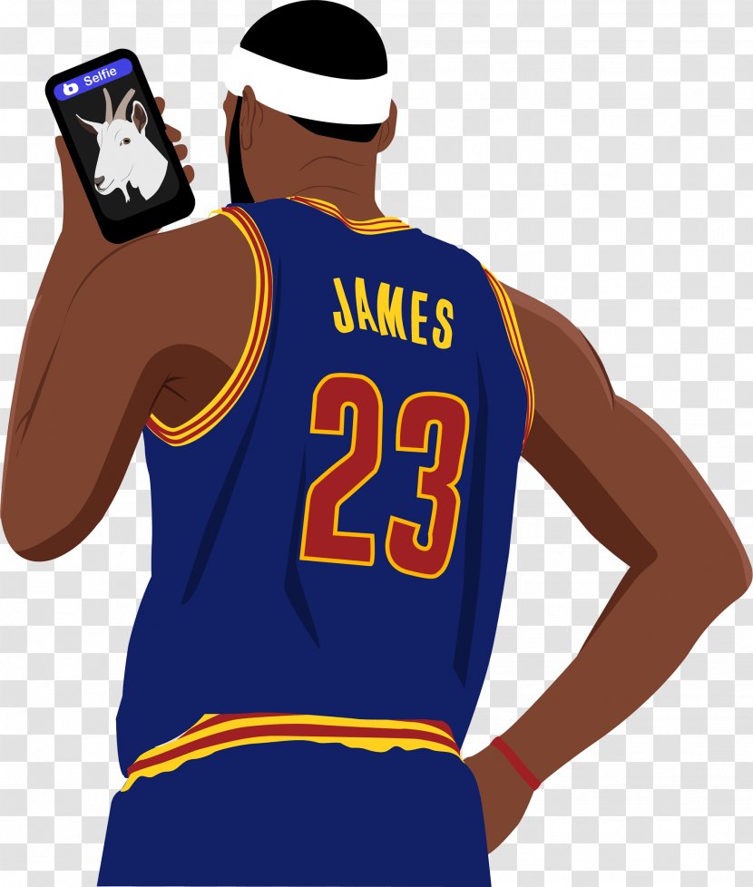 Jersey T-shirt Cleveland Cavaliers Clip Art NBA - Basketball Transparent PNG