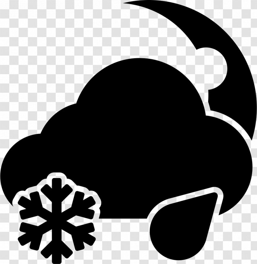 Rain And Snow Mixed Snowflake Winter Storm Warning - Atampt Ornament Transparent PNG