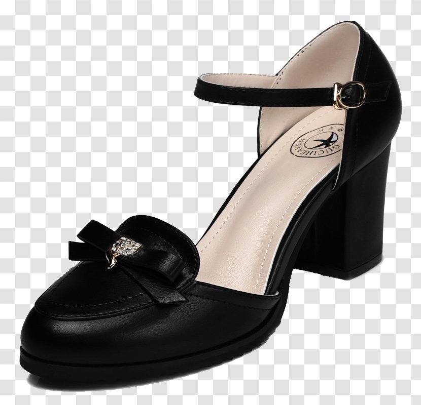 High-heeled Footwear Shoelace Knot Vans Woman - Highheeled - Oh Black Bow Heels Transparent PNG