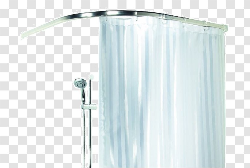 Douchegordijn Curtain & Drape Rails Shower Bathroom Transparent PNG