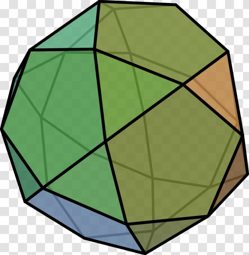 Icosidodecahedron Polyhedron Rhombic Triacontahedron Geometry Vertex - Area - Face Transparent PNG