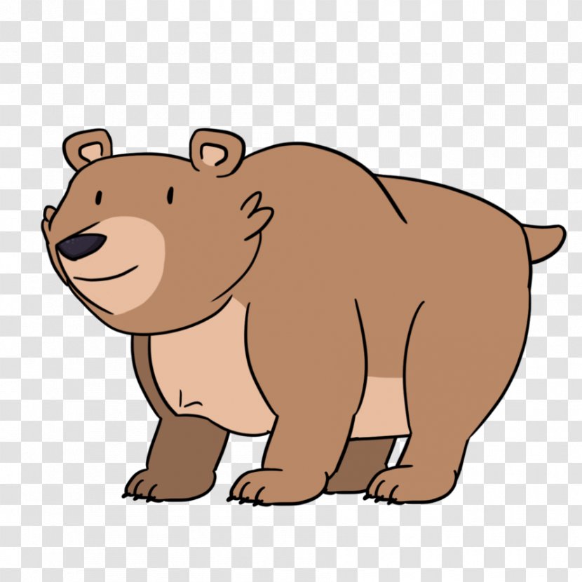 Brown Bear Animation Canidae - Digital Art Transparent PNG