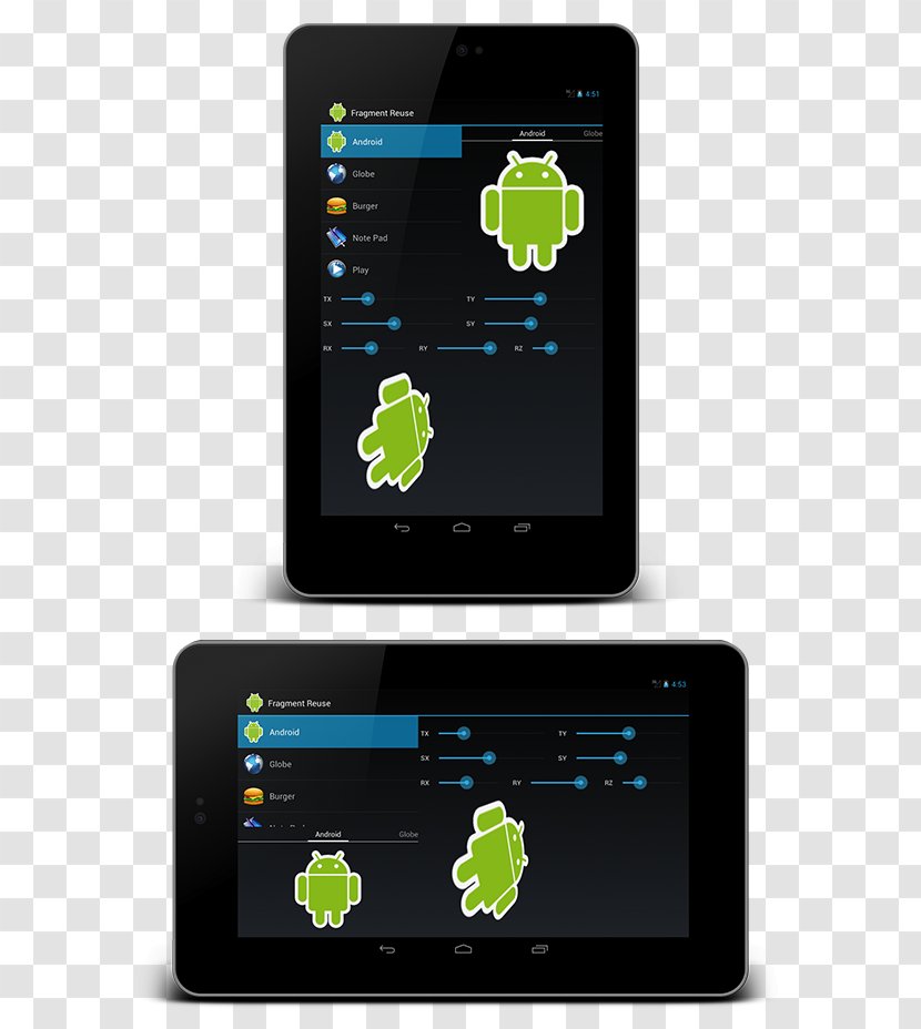 Smartphone Android Tablet Computers Mobile Phones User Interface - Electronics Transparent PNG