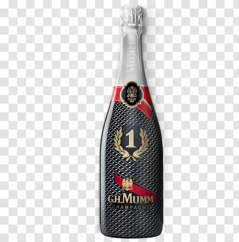Champagne G.H. Mumm Et Cie Beer Bottle Pinot Meunier Noir - Dosage Transparent PNG