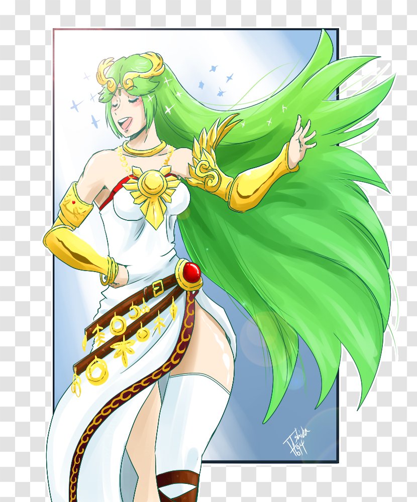 Kid Icarus Palutena Digital Art - Heart - Dakimakura Transparent PNG