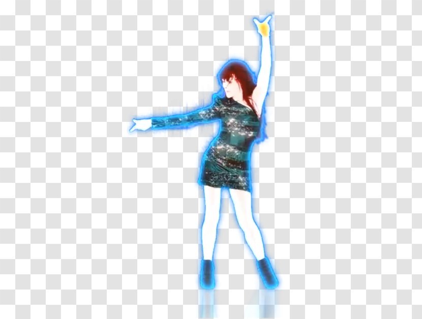 Just Dance 2016 2015 2014 2017 - Electric Blue - Dancing Transparent PNG