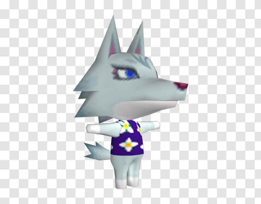 Animal Crossing: City Folk New Leaf Wild World Gray Wolf - Nintendo Ds - Gamecube Transparent PNG