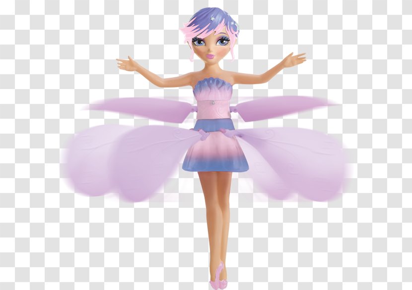 Flutterbye Flying Flower Fairy Doll Airplane Deluxe Light Up - Rainbow FlightFairy Transparent PNG