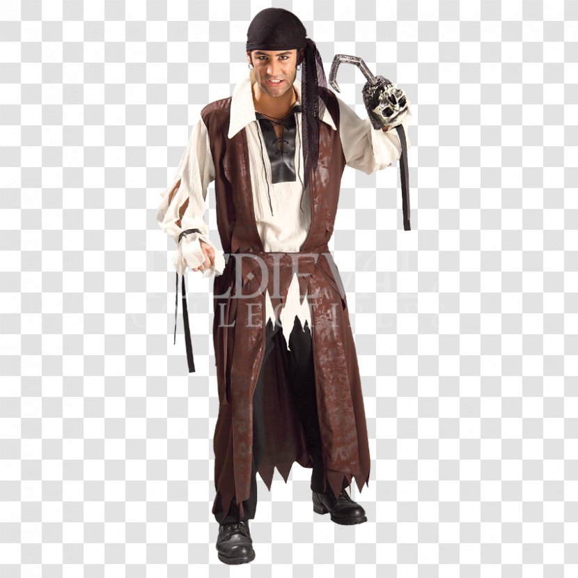 Costume Party Halloween Piracy Caribbean - Pirate Transparent PNG