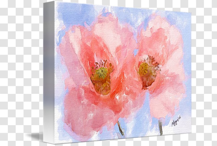 Watercolor Painting Still Life Photography Acrylic Paint - Blossom - Poppies Drawing Transparent PNG
