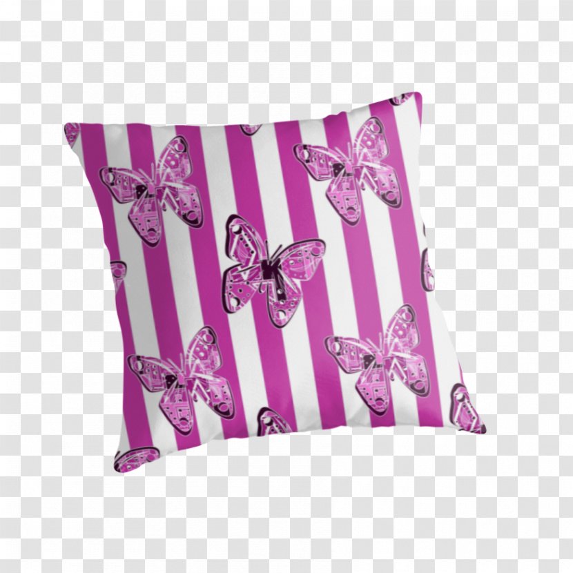Cushion Throw Pillows Pink M - Purple - Butterfly Aestheticism Transparent PNG