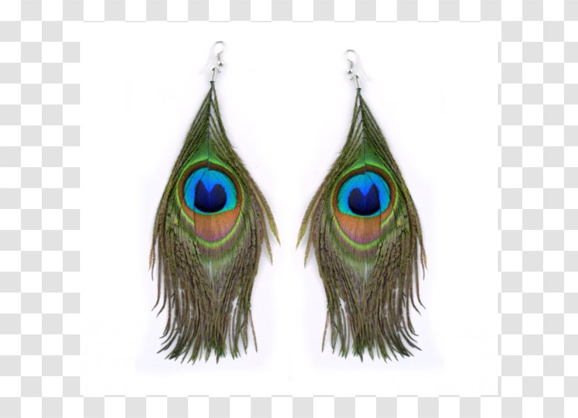 Earring Feather Pavo Clothing Jewellery Transparent PNG