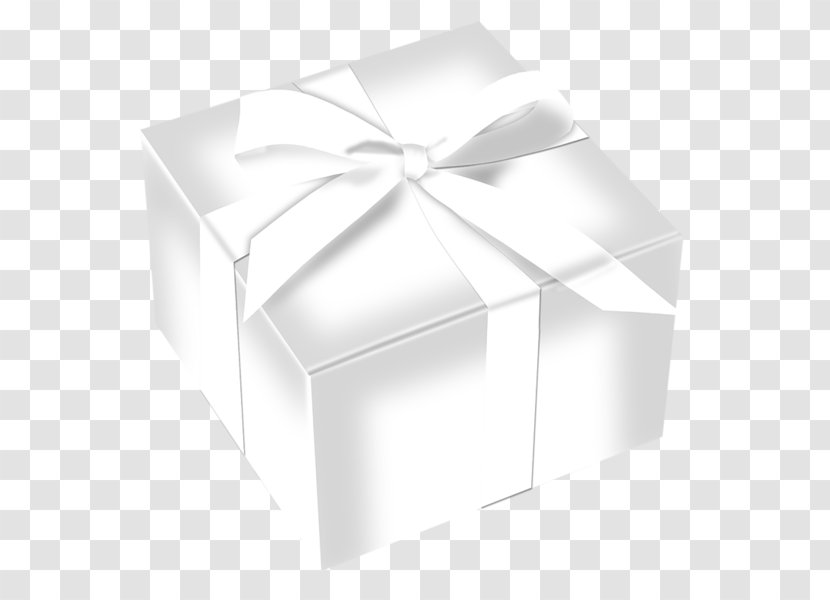 Gift Wrapping Ribbon Box Birthday - Silver Transparent PNG