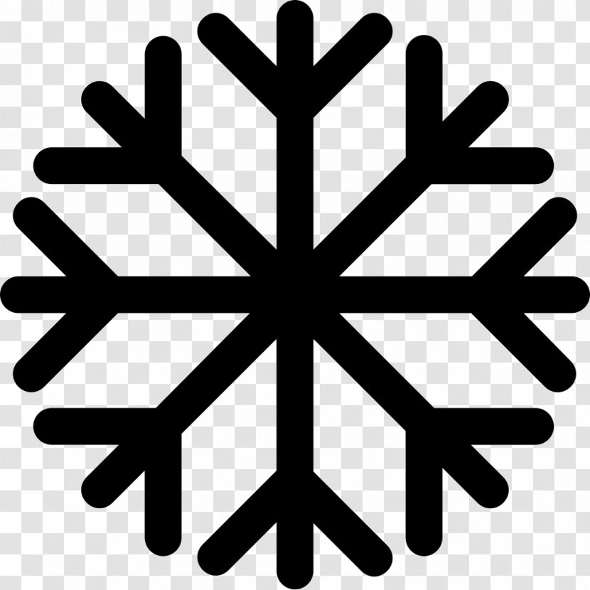 HVAC Control System Clip Art - Symbol - Snowflake Transparent PNG
