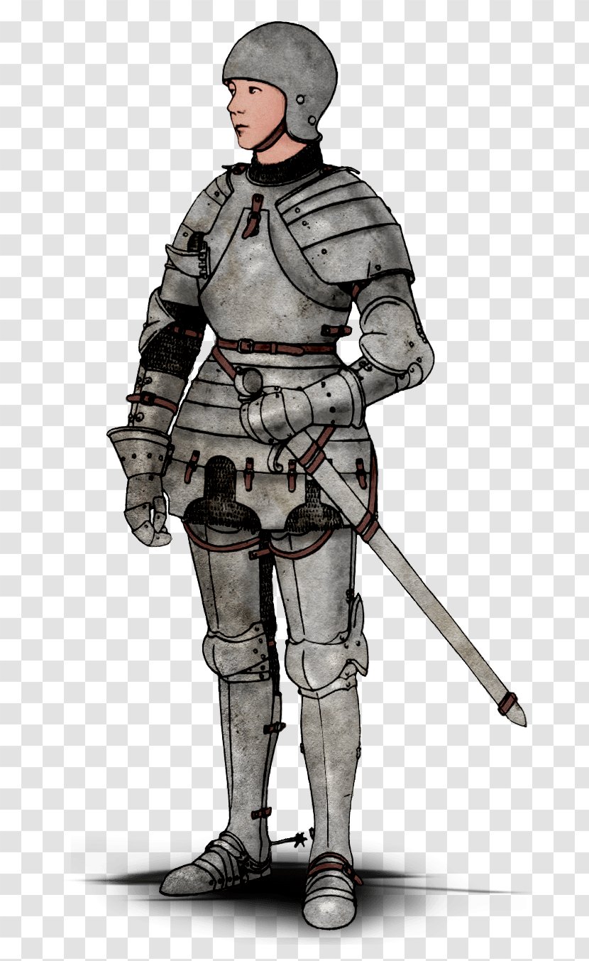 Plate Armour Components Of Medieval Middle Ages Barding - Non Commissioned Officer Transparent PNG