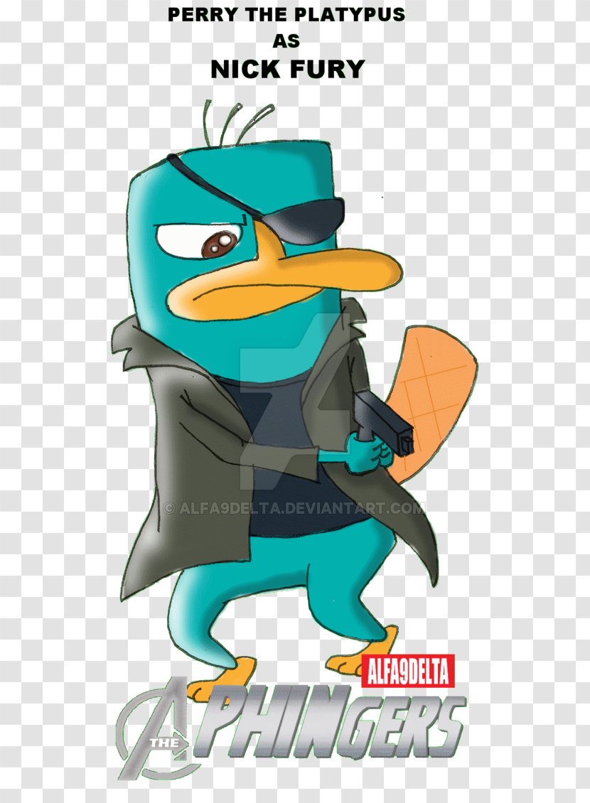 Perry The Platypus Ferb Fletcher Phineas Flynn Dr. Heinz Doofenshmirtz Art - Nick Fury Transparent PNG