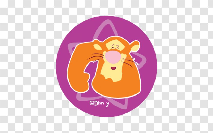 Cdr Tigger Logo - Orange - Pooh Vector Transparent PNG