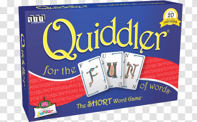 Set Quiddler Patience Card Game Word - Enterprises Transparent PNG
