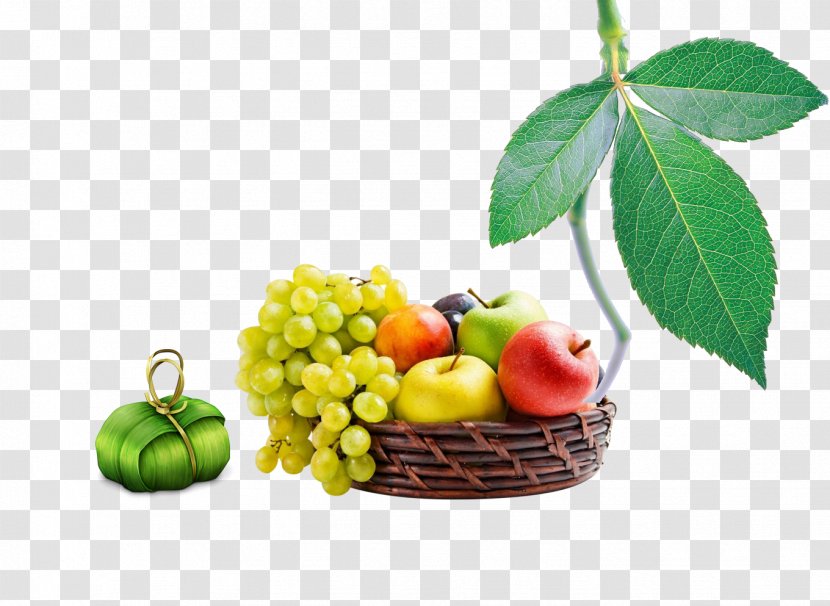 Auglis Food Leaf Fruit - Fruits And Green Leaves Transparent PNG