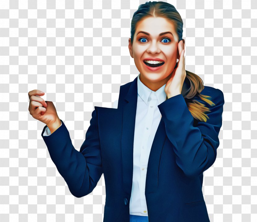 Gesture Finger Thumb Businessperson Smile - Whitecollar Worker Transparent PNG