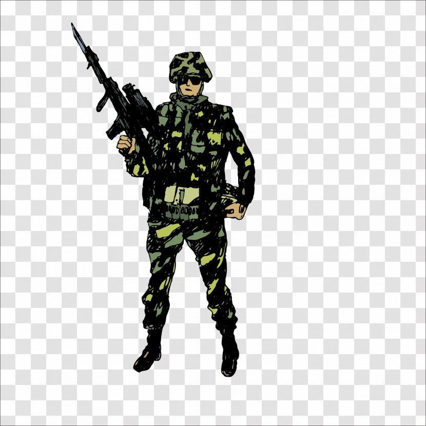 Military Soldier Drawing Clip Art - Army Transparent PNG