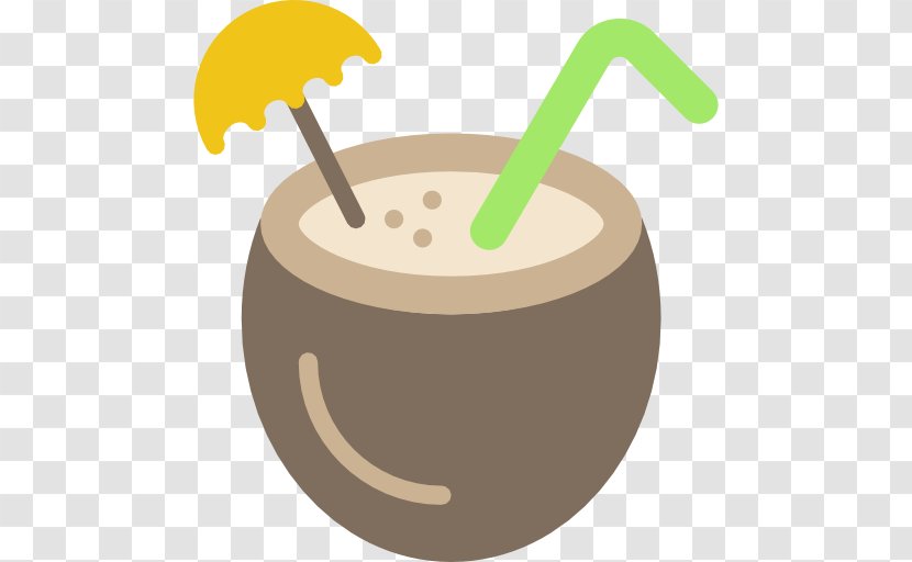 Cocktail Alcoholic Drink Icon - Coconut Transparent PNG