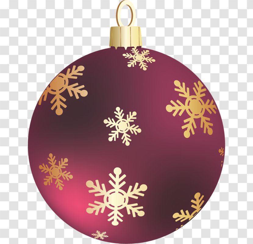 Christmas Ornament Decoration Clip Art - Purple Transparent PNG