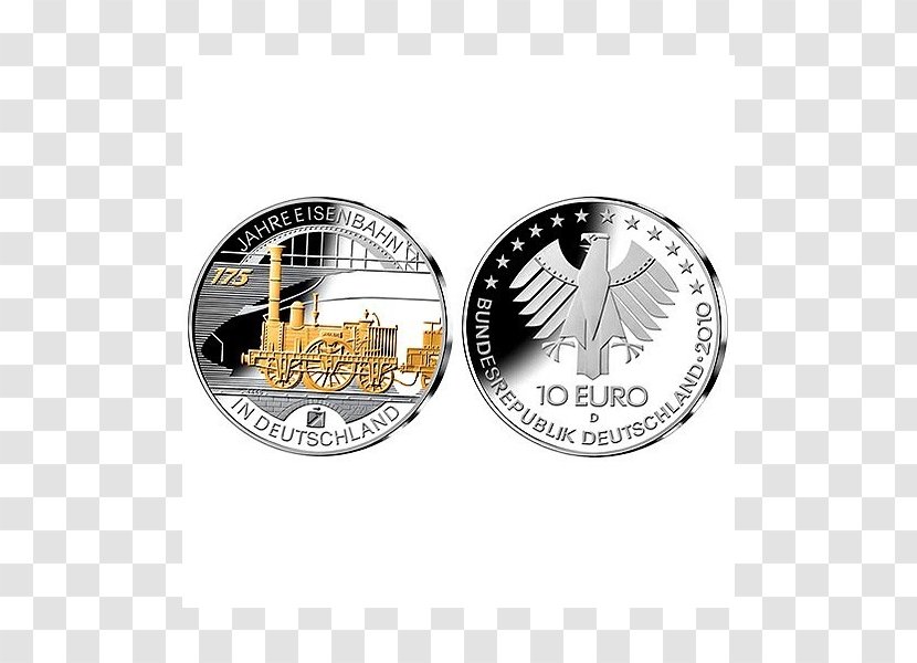 Euro Coins Germany Silver 10 Cent Coin Transparent PNG