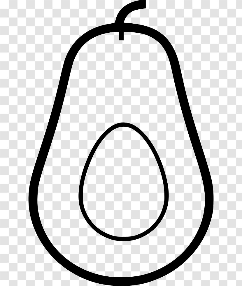 Clip Art Illustration Drawing Avocado - Line - Avocados Icon Transparent PNG