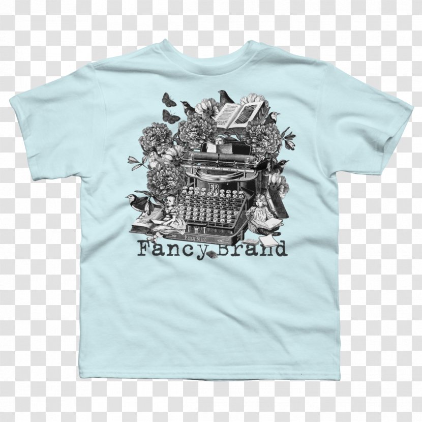 Printed T-shirt Sleeve Fashion - Typewriter Transparent PNG