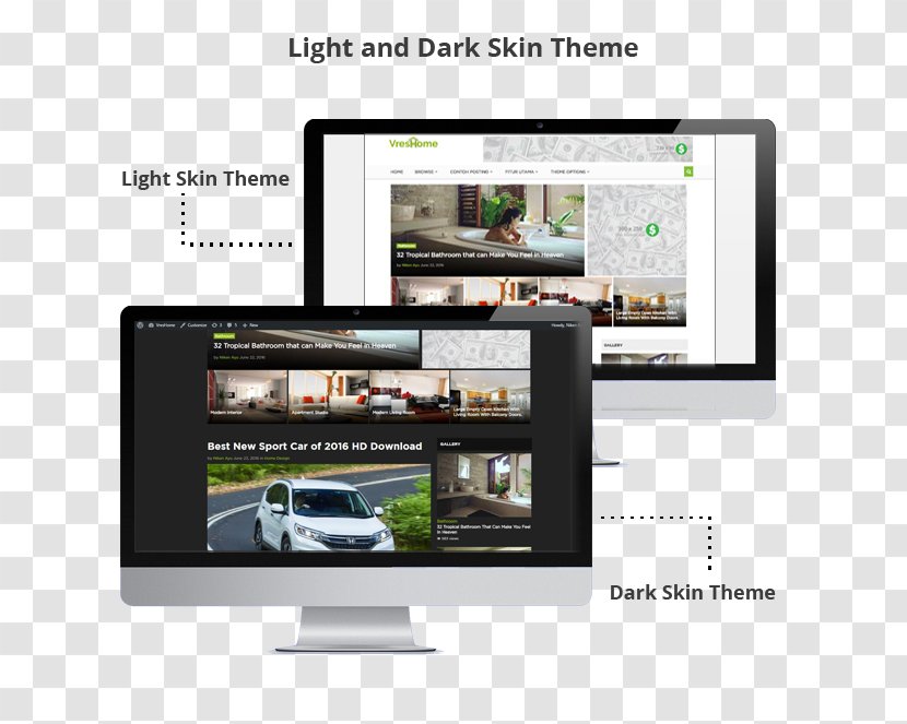 Light Advertising Theme Computer Monitors - Display Device Transparent PNG