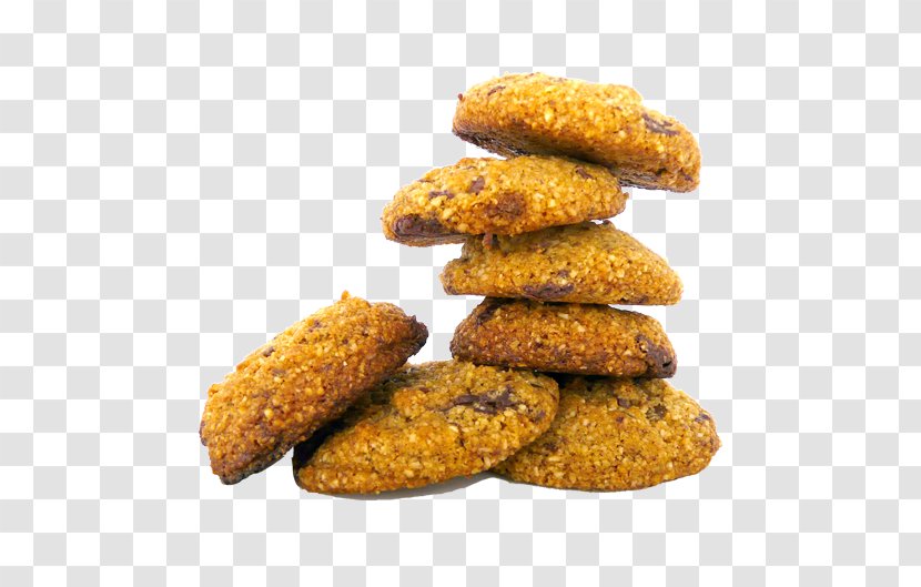 Biscuits Anzac Biscuit Vegetarian Cuisine Cracker Food - Choco Chips Transparent PNG