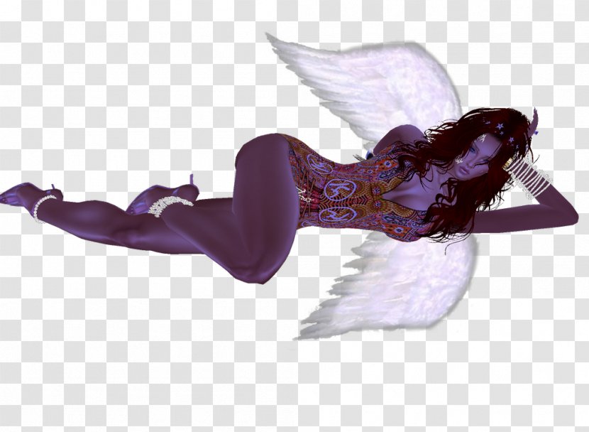 Water Bird Figurine Legendary Creature - Purple Transparent PNG