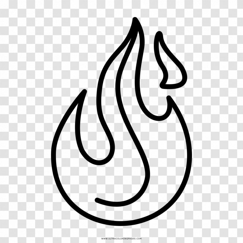 Coloring Book Line Art Drawing Black And White Fire - Lyrics Transparent PNG