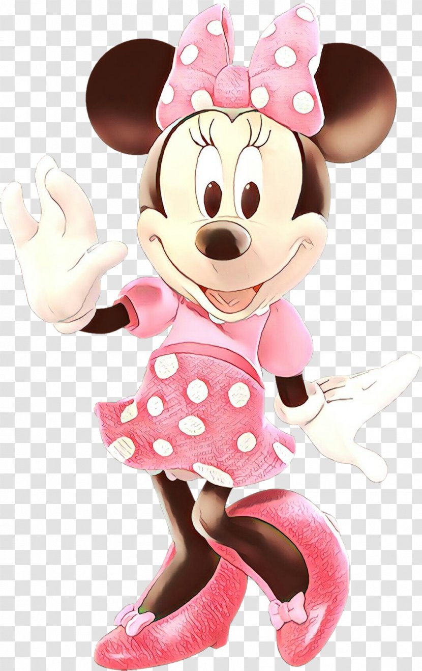 Minnie Mouse Mickey Invitation Birthday Greeting & Note Cards - Clubhouse - Stuffed Toy Transparent PNG