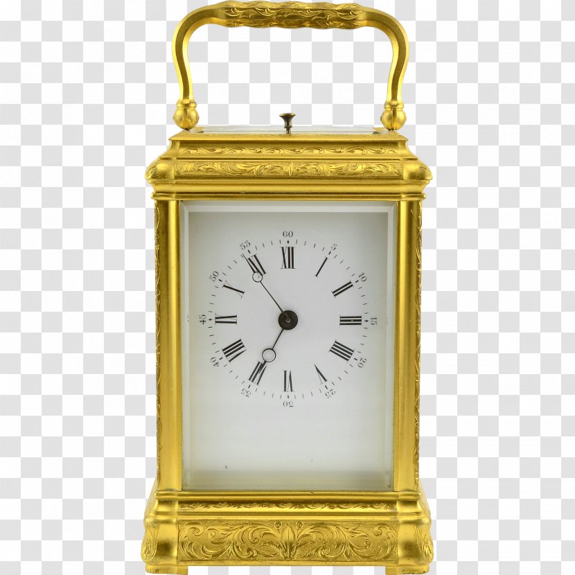 Solvang Antiques Carriage Clock Gilding - Rectangle Transparent PNG
