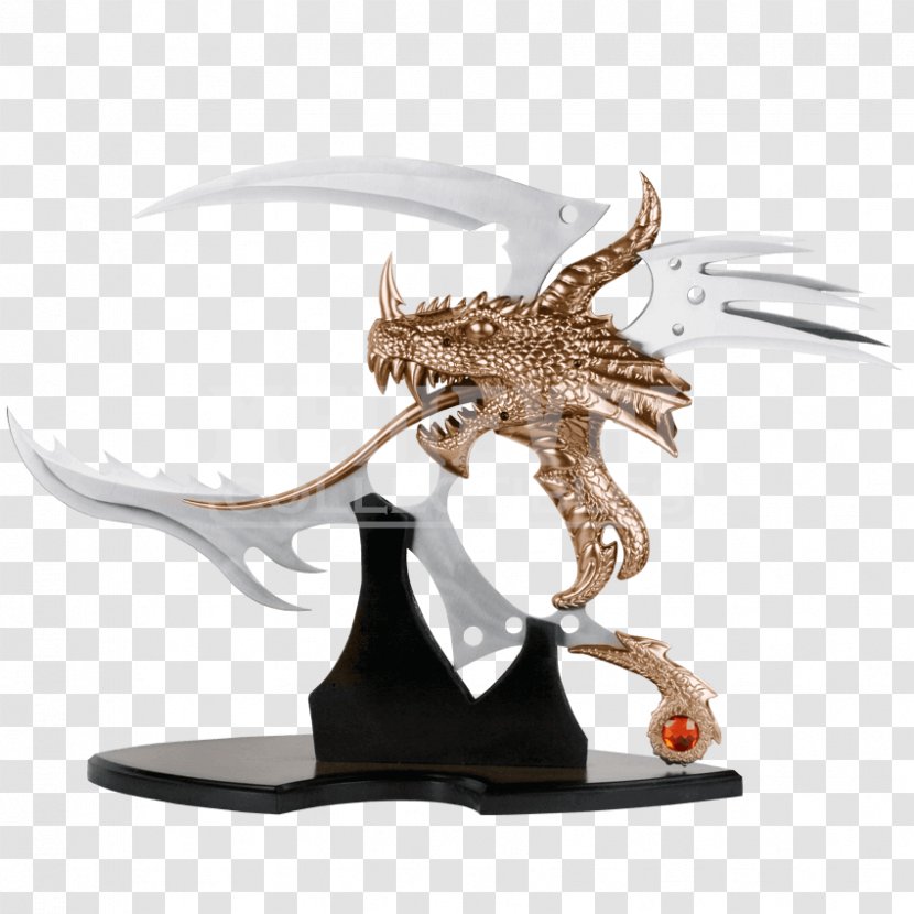 Knife Weapon Dagger Dragon Sword - Fire Transparent PNG