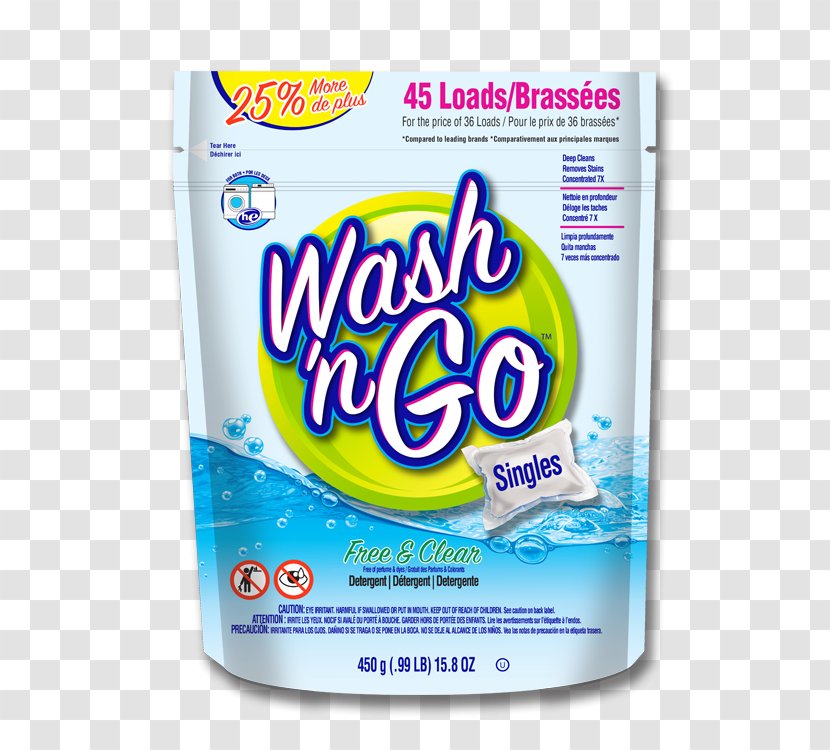 Laundry Detergent Wash N Go Fresh Scent Liquid - Brand Transparent PNG