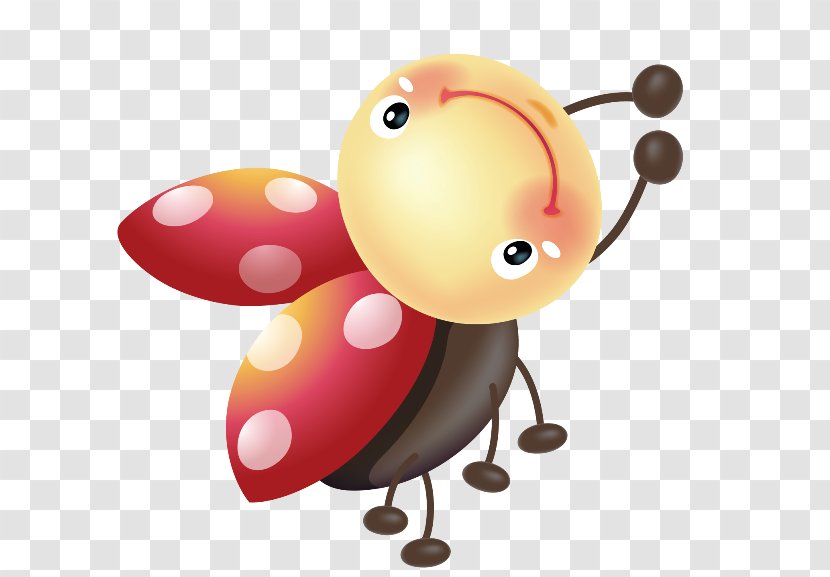Ladybird Beetle Seven-spot Clip Art - Pink Transparent PNG