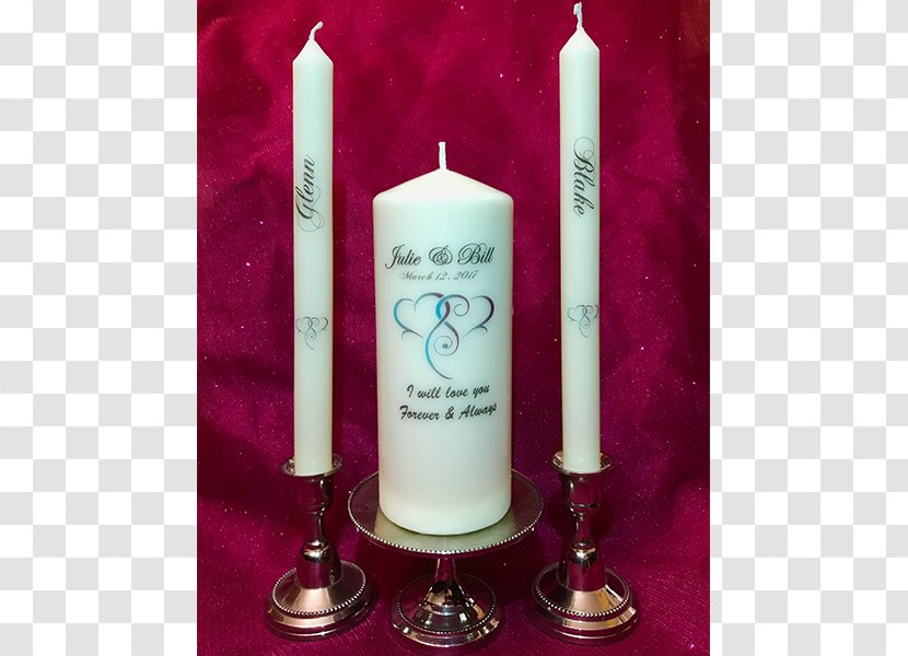Unity Candle Flameless Candles Candlestick Wax Transparent PNG