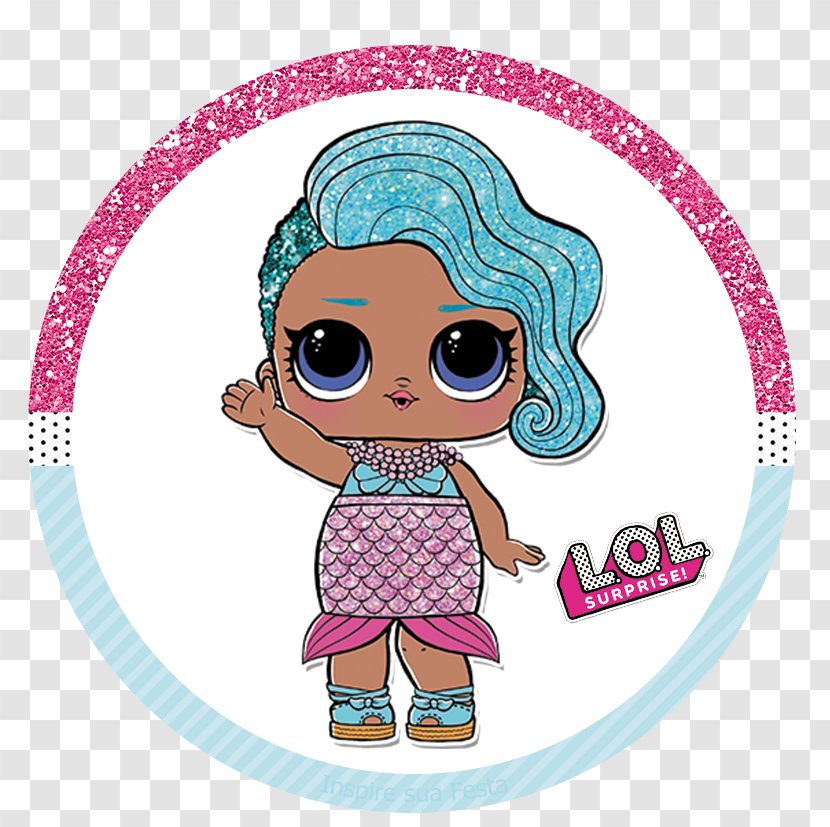 Doll L.O.L. Surprise! Lil Sisters Series 3 Under Wraps Eye Spy Glam Glitter 2 - Watercolor Transparent PNG