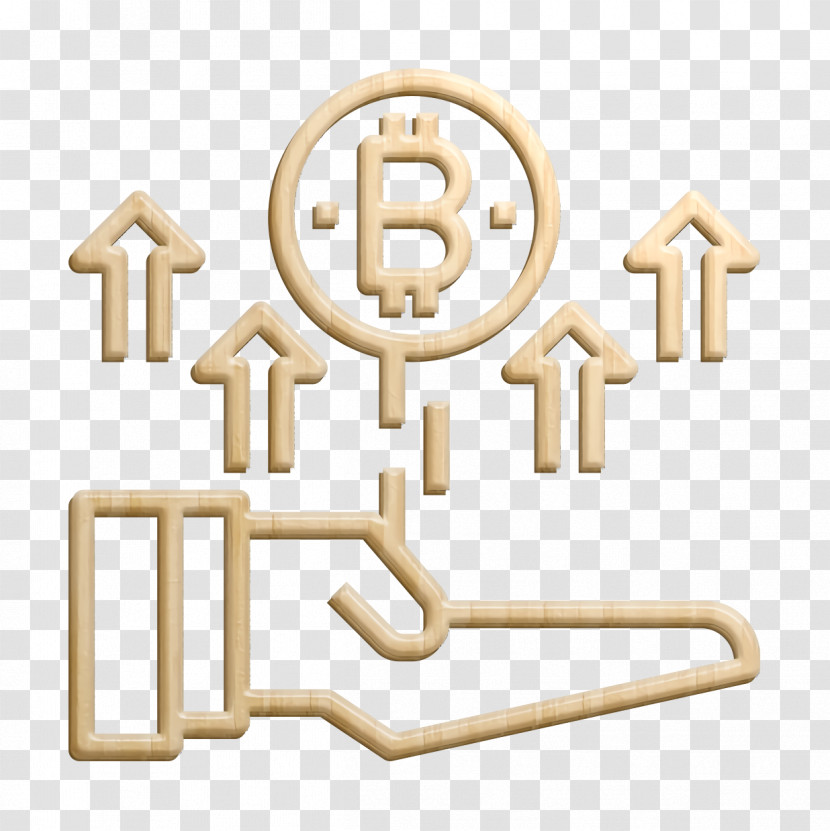 Bitcoin Icon Increase Icon Blockchain Icon Transparent PNG