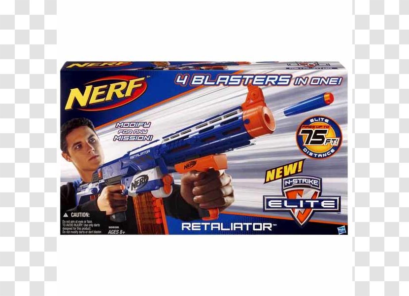 NERF N-Strike Elite Retaliator Toy Transparent PNG