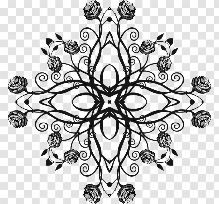 Flower Black And White Floral Design Clip Art - Photography Transparent PNG