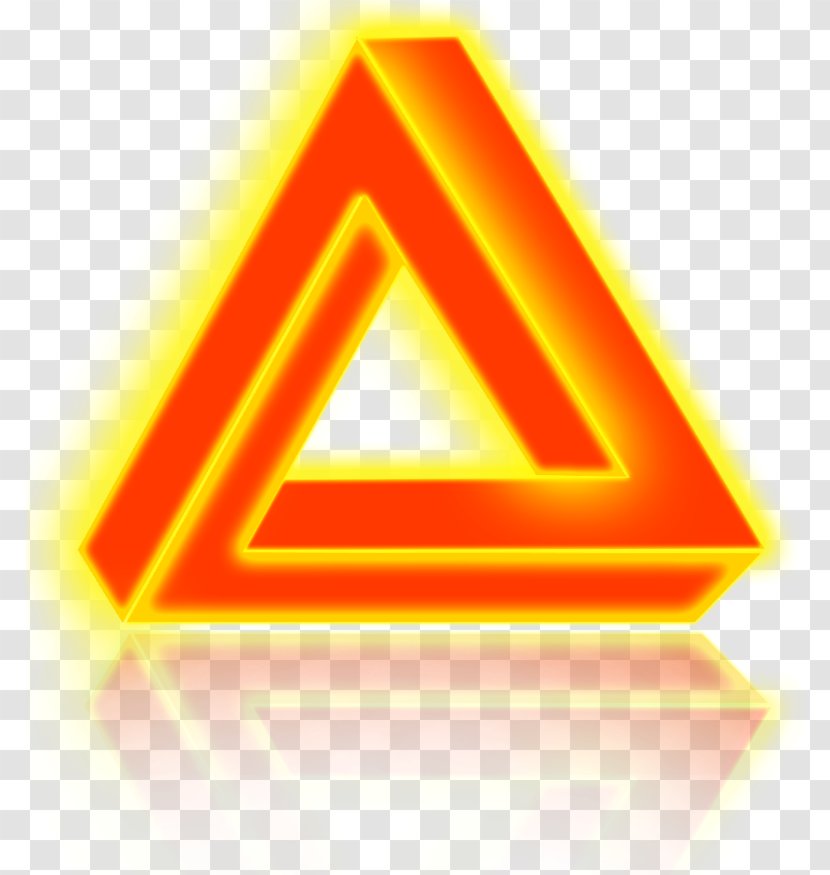 Triangle SmadAV - Orange - Design Grafis Transparent PNG