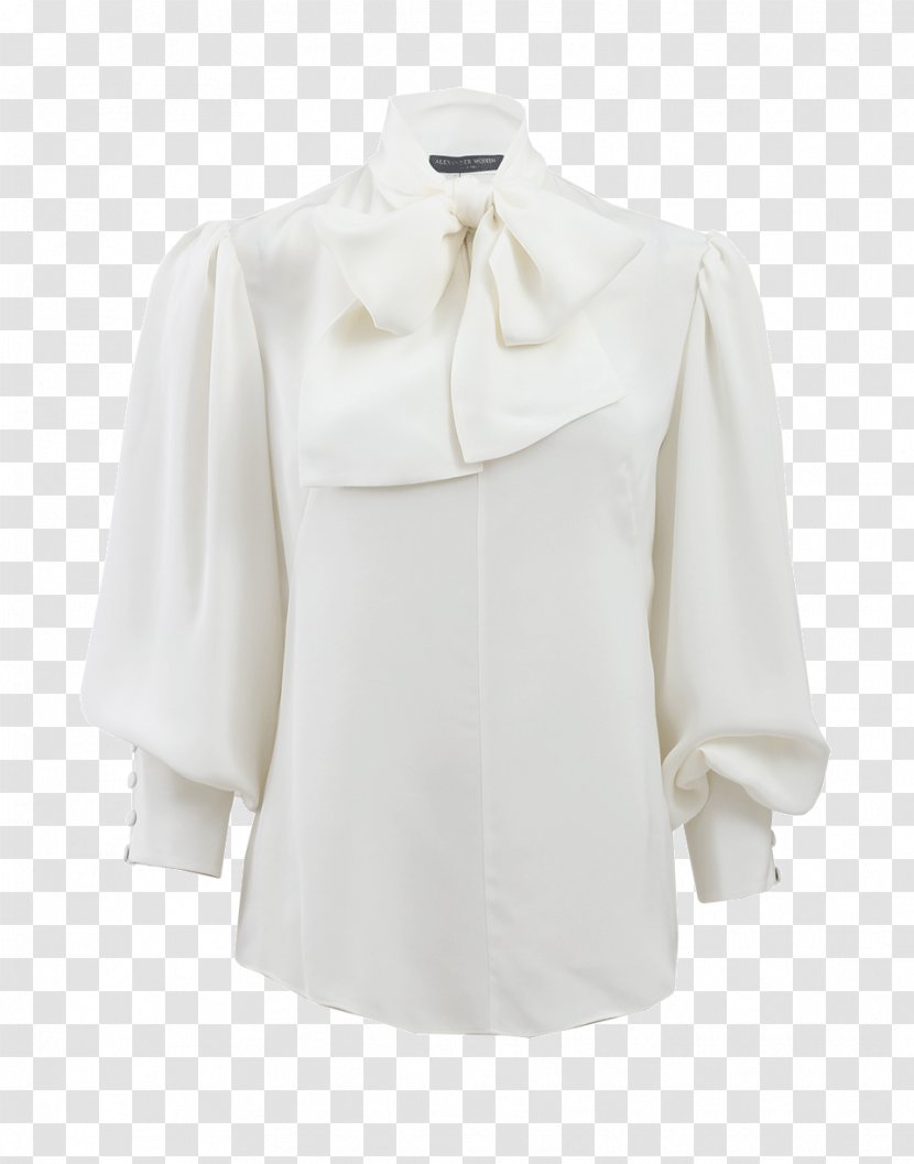 Blouse Shirt Collar Sleeve Dress - Mcqueen 95 Transparent PNG