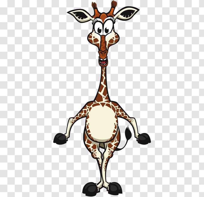 Cartoon Northern Giraffe Animal - Tr Transparent PNG