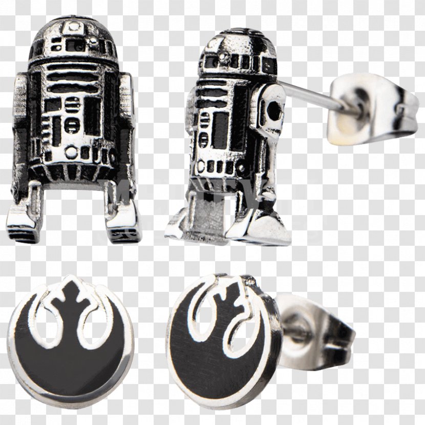 R2-D2 Earring BB-8 Star Wars Anakin Skywalker - R2d2 Transparent PNG