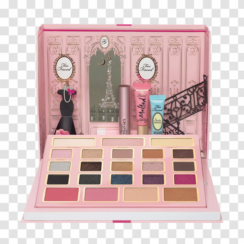 Grand Palais Cosmetics Makijaż Make-up Palette - Too Faced Sweet Peach - Blush Peony Transparent PNG