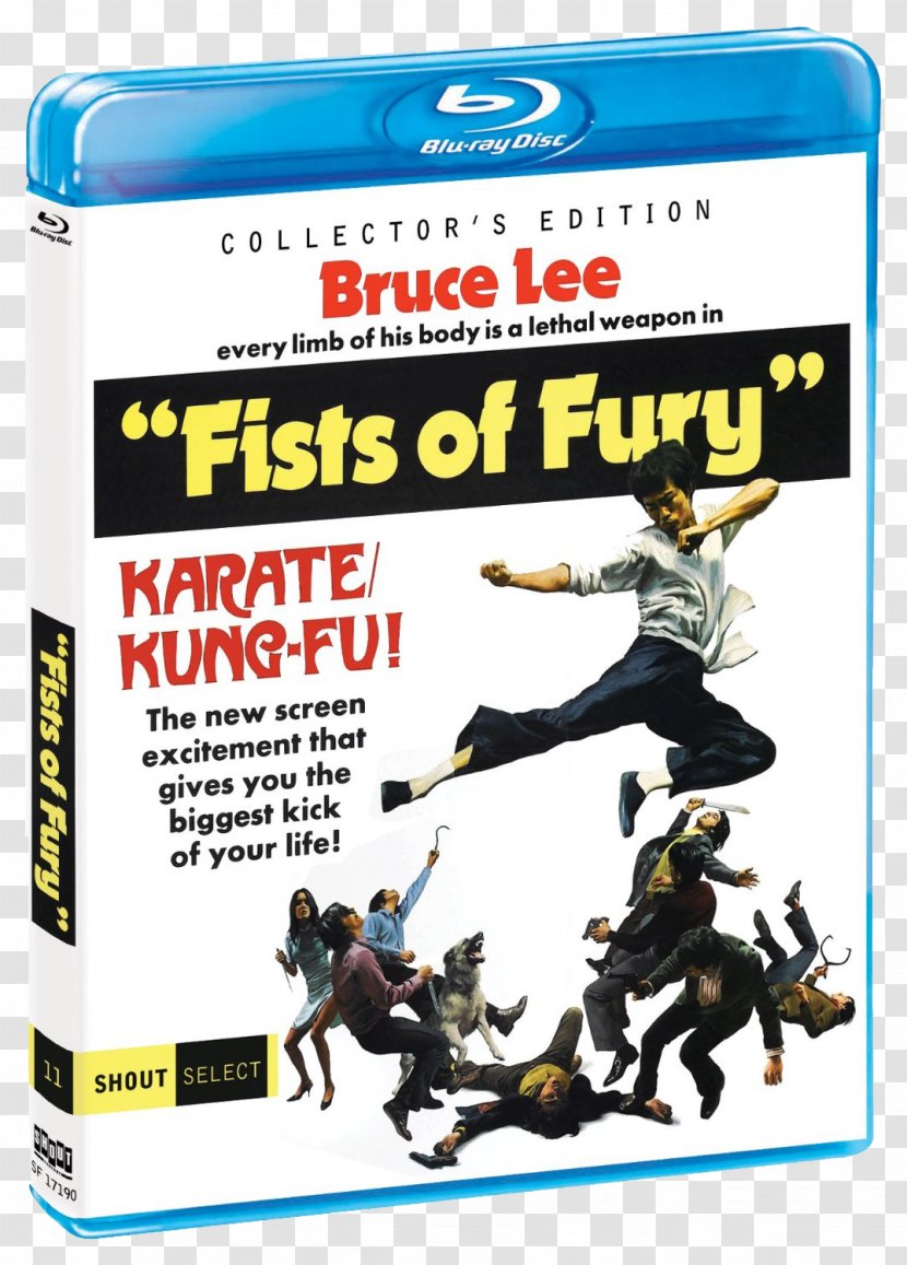 Blu-ray Disc Film Poster Fist Of Fury Martial Arts - Director - New Transparent PNG